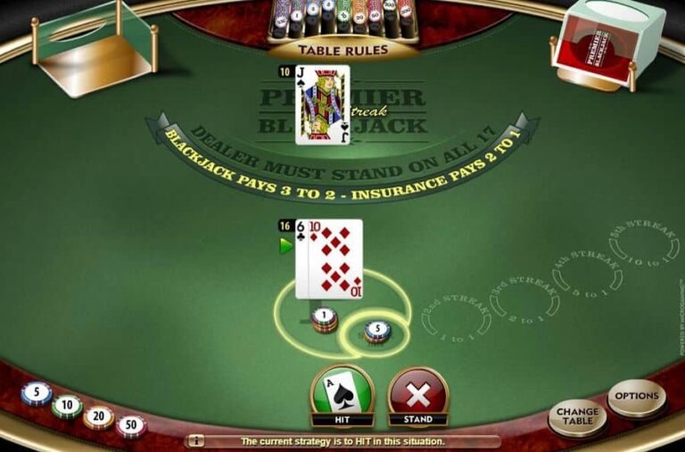 Premier High Streak Blackjack