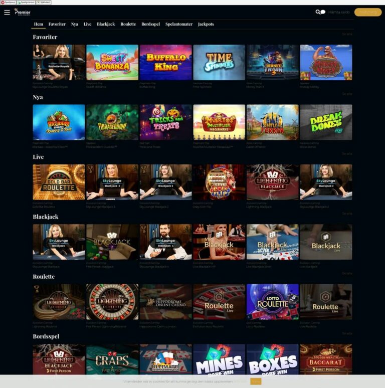Premier Live Casino