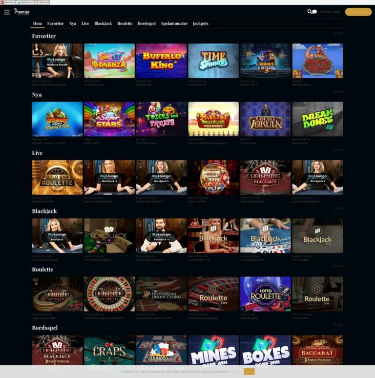 Premier Live Casino