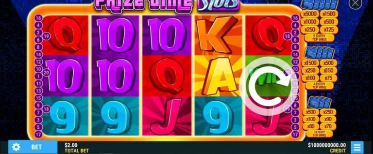 Prize Time Slots