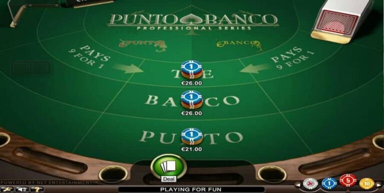 Punto Banco Professional Series
