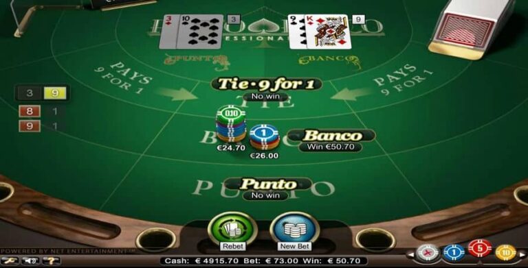 Punto Banco Professional Series