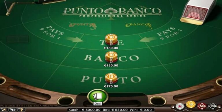 Punto Banco Professional Series High Limit