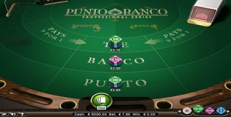 Punto Banco Professional Series Low Limit