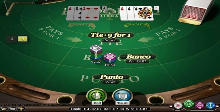 Punto Banco Professional Series Low Limit