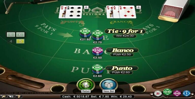 Punto Banco Professional Series Low Limit