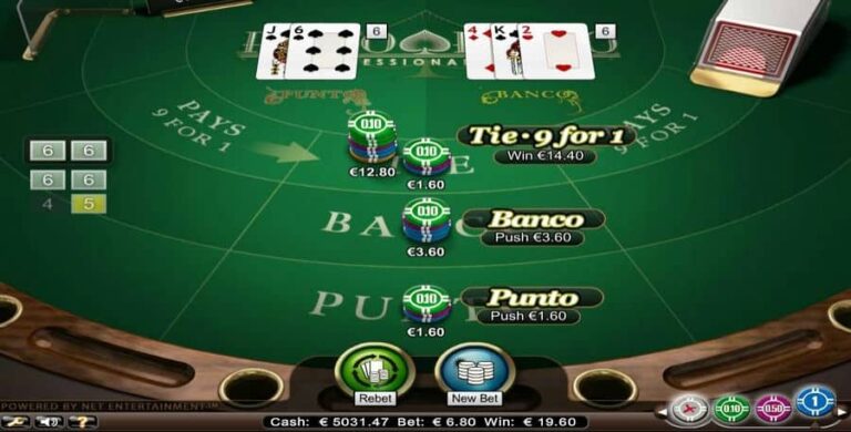 Punto Banco Professional Series Low Limit