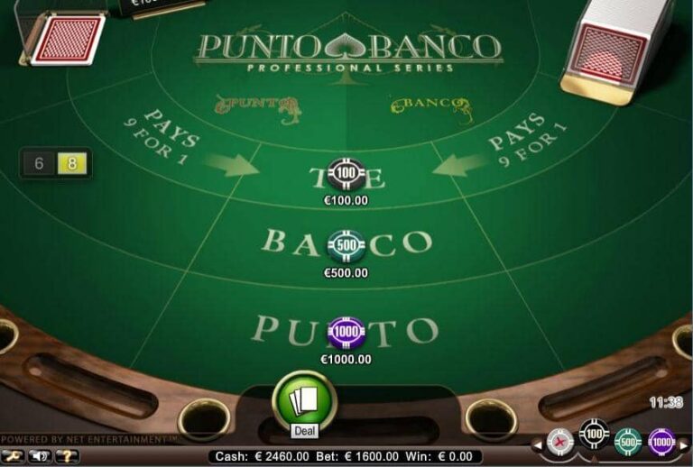 Punto Banco Professional Series VIP