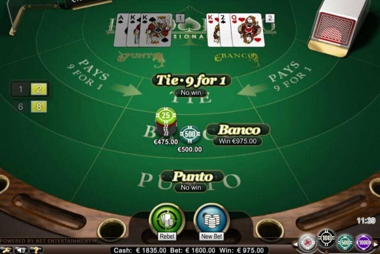 Punto Banco Professional Series VIP