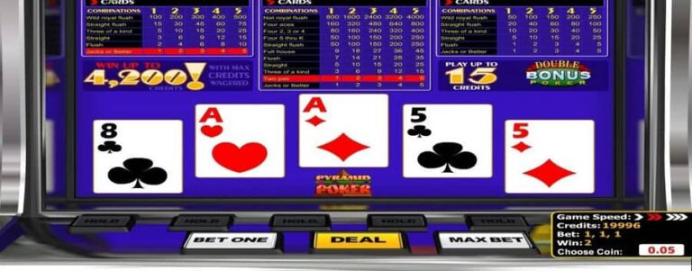 Pyramid Double Bonus Poker (Betsoft)