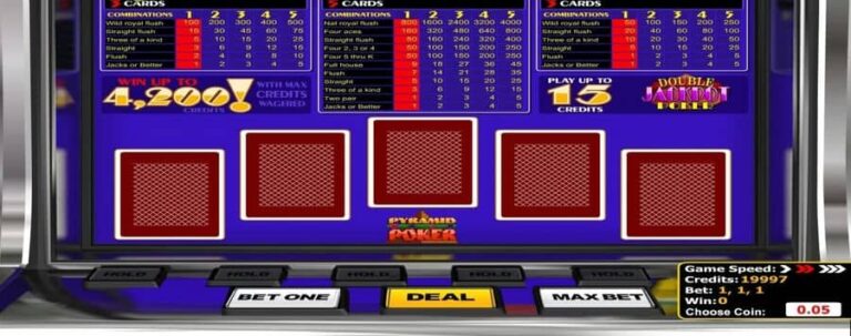 Pyramid Double Jackpot Poker (Betsoft)