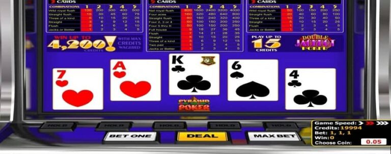 Pyramid Double Jackpot Poker (Betsoft)