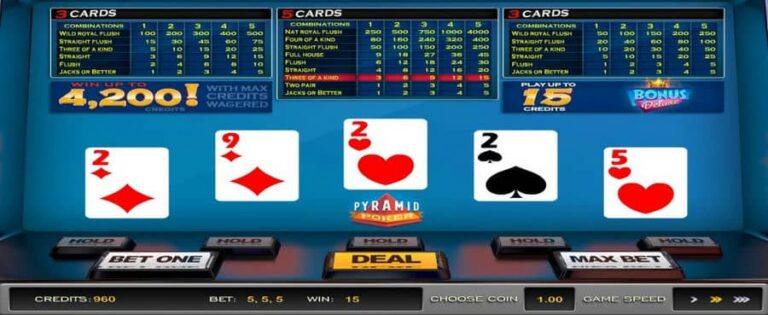 Pyramid Poker Bonus Deluxe (Nucleus Gaming)