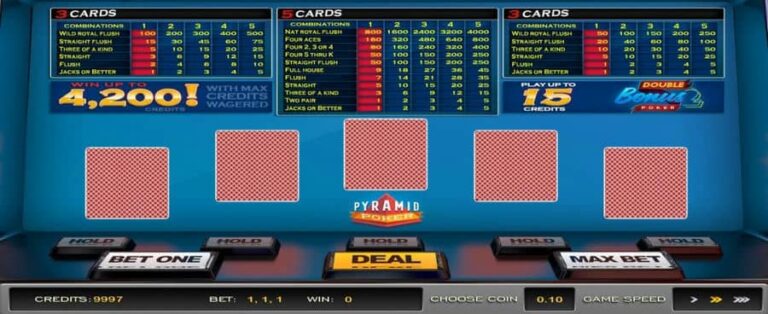 Pyramid Poker Double Bonus (Nucleus Gaming)