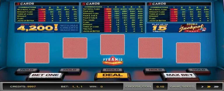 Pyramid Poker Double Jackpot Poker (Nucleus Gaming)
