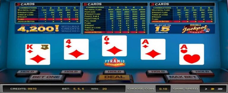 Pyramid Poker Double Jackpot Poker (Nucleus Gaming)