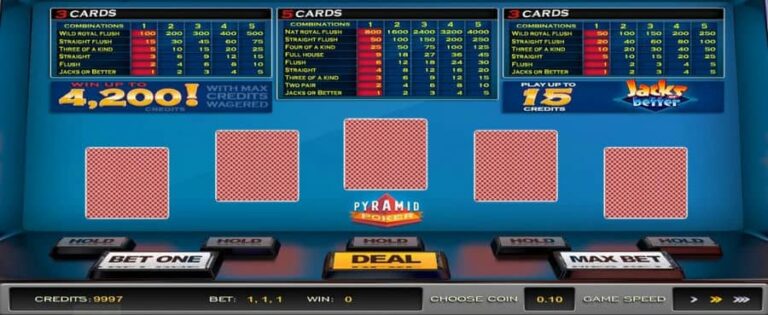 Pyramid Poker Jacks or Better (Nucleus Gaming)