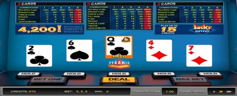 Pyramid Poker Jacks or Better (Nucleus Gaming)