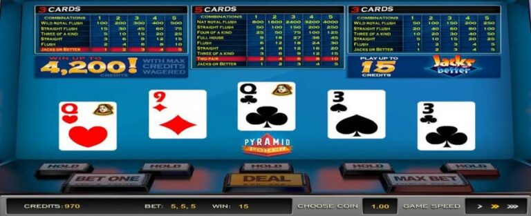 Pyramid Poker Jacks or Better (Nucleus Gaming)