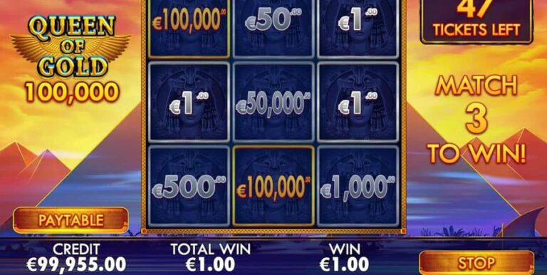 Queen of Gold Scratchcard