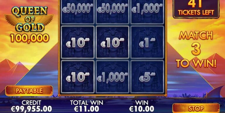 Queen of Gold Scratchcard