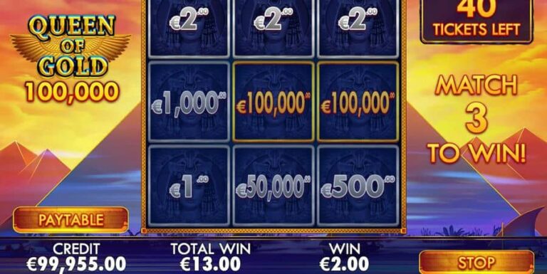 Queen of Gold Scratchcard