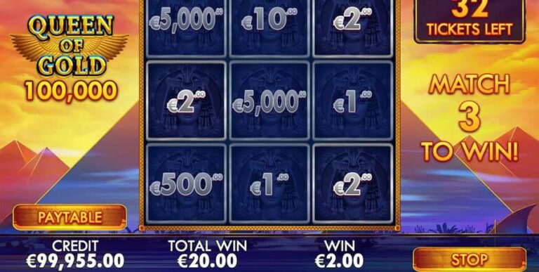 Queen of Gold Scratchcard