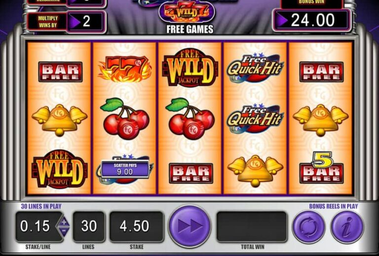 Quick Hit Platinum Triple Blazing 7s