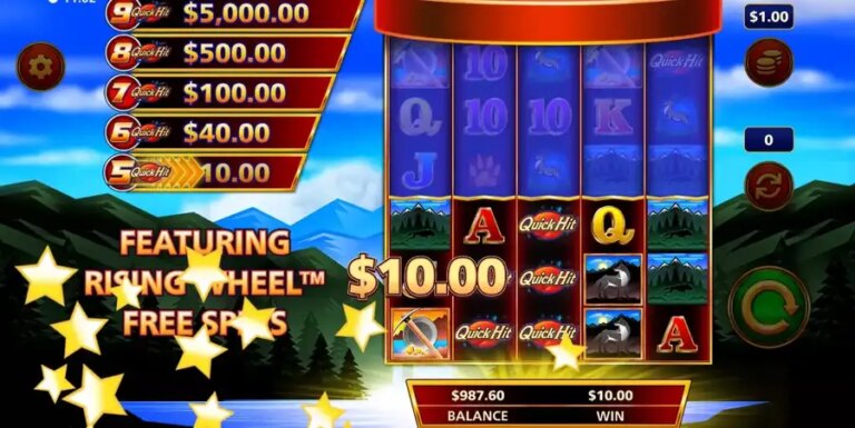 Quick Hit Ultra Pays Wolf Mountain