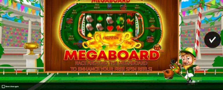 Racetrack Riches Megaboard