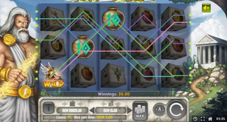 Rage of Zeus Dice