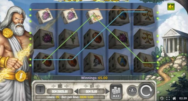Rage of Zeus Dice