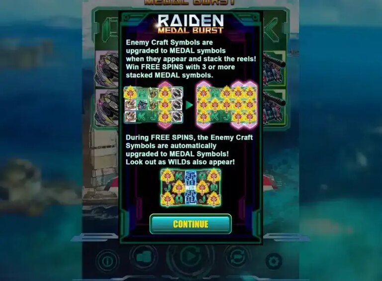 Raiden Medal Burst