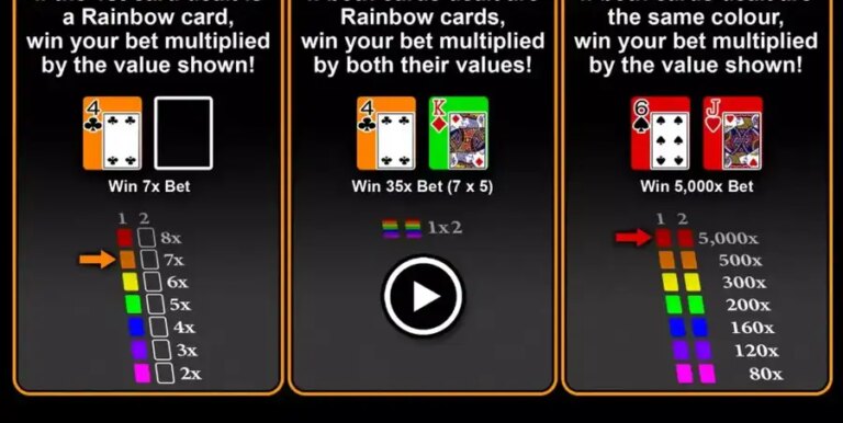 Rainbow Blackjack