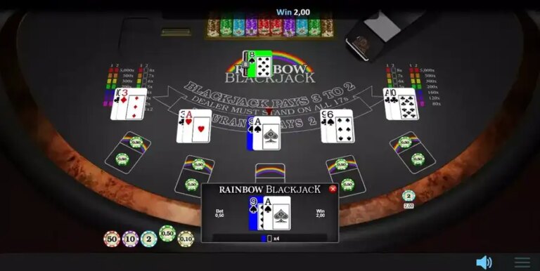 Rainbow Blackjack