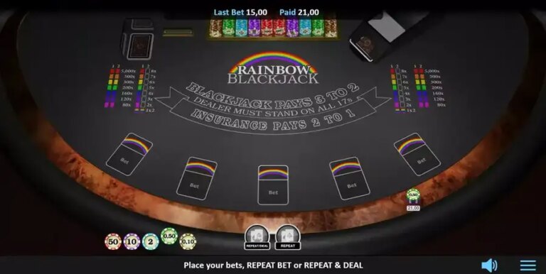 Rainbow Blackjack