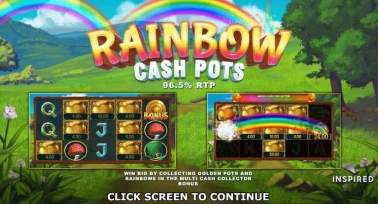 Rainbow Cash Pots