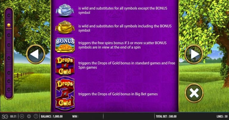 Rainbow Riches Drops of Gold
