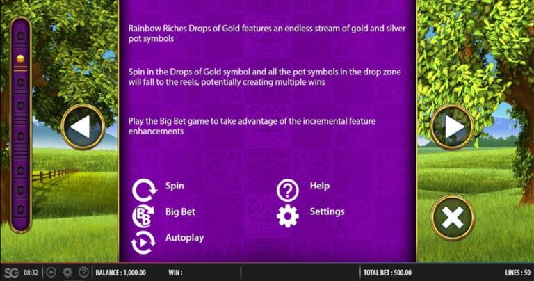Rainbow Riches Drops of Gold