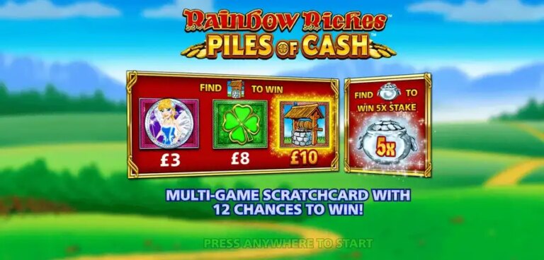 Rainbow Riches Piles Of Cash