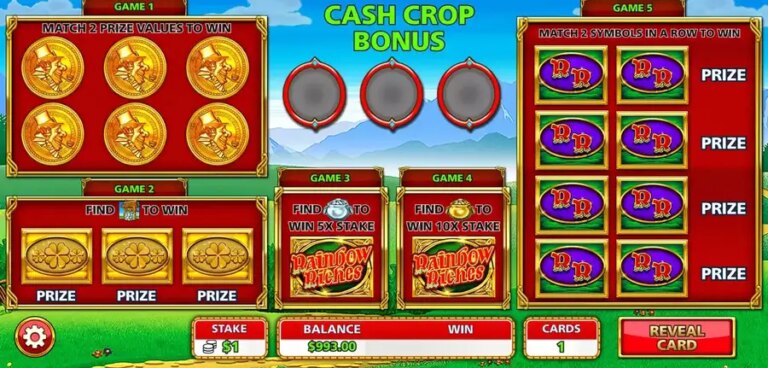 Rainbow Riches Piles Of Cash