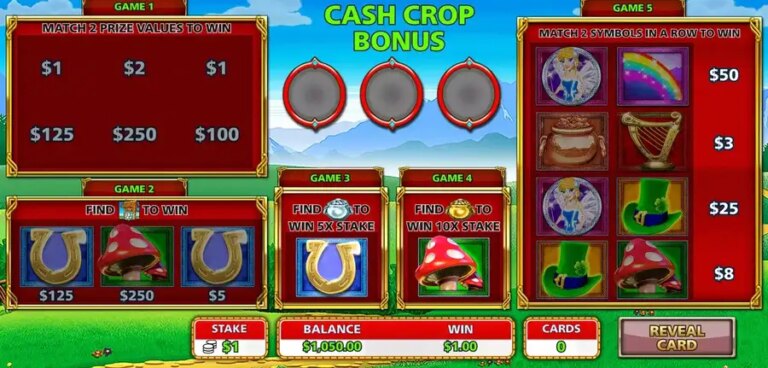 Rainbow Riches Piles Of Cash