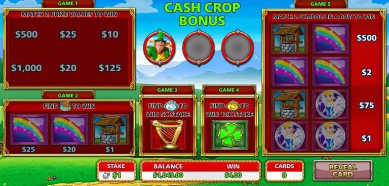 Rainbow Riches Piles Of Cash