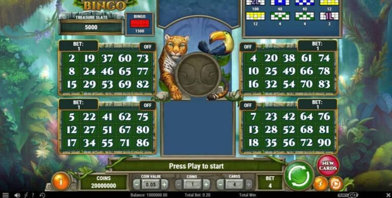 Rainforest Magic Bingo