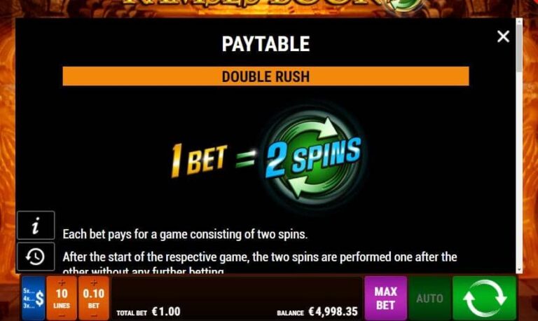 Ramses Book Double Rush