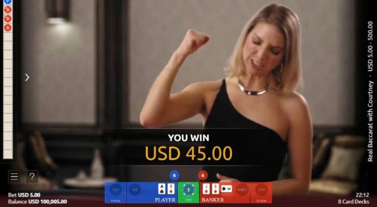 Real Baccarat With Courtney