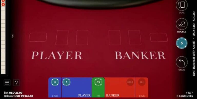 Real Baccarat With Sarati