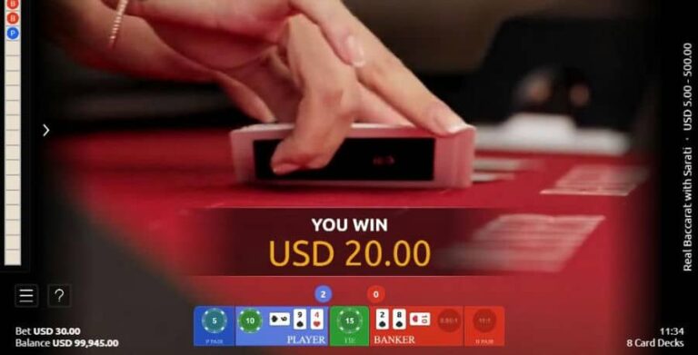Real Baccarat With Sarati