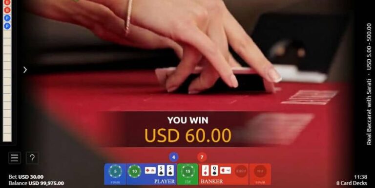Real Baccarat With Sarati