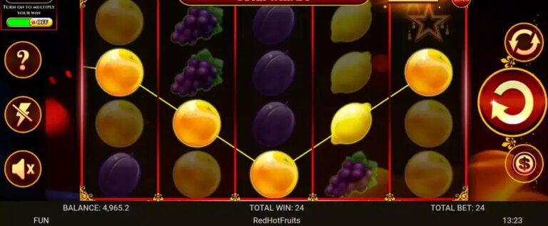 Red Hot Fruits (Retro Gaming)